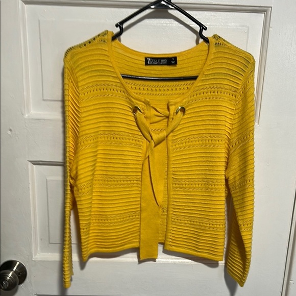 7th Avenue Yellow Women's Sweater - Picture 1 of 5